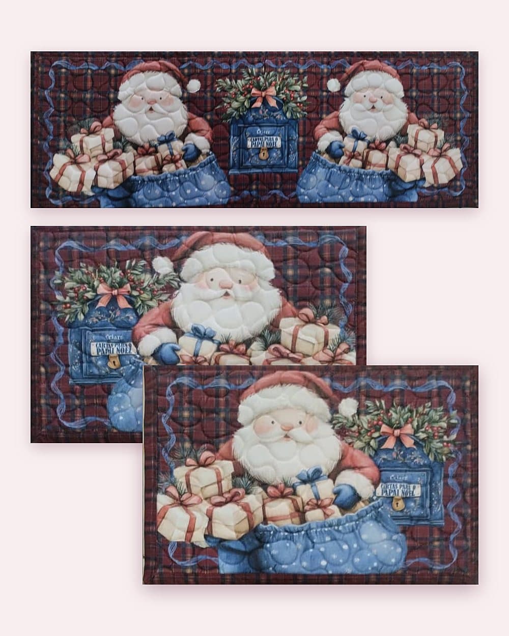 Jogo de tapetes Cartas para o Papai Noel