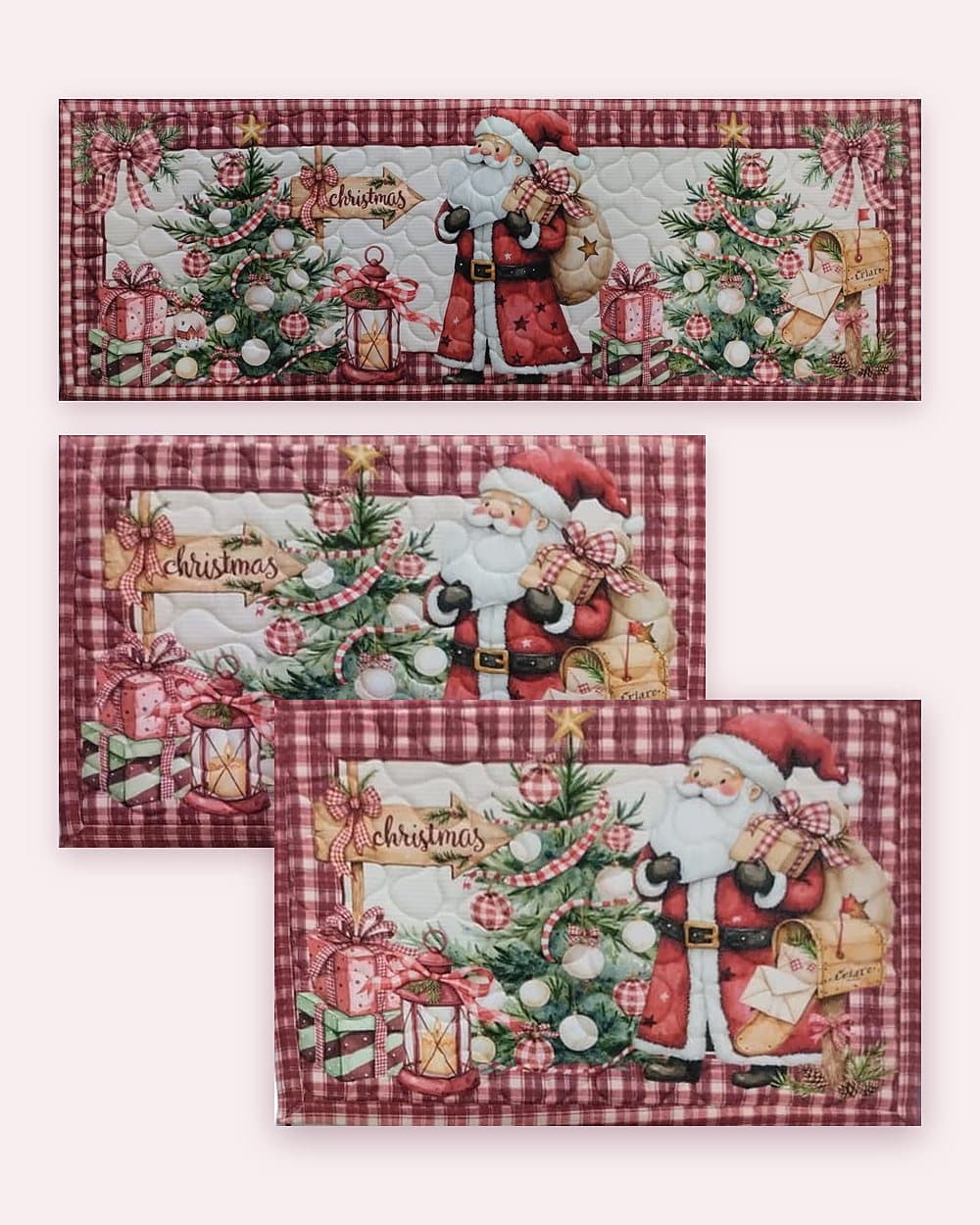 Jogo de tapetes Magia do Natal