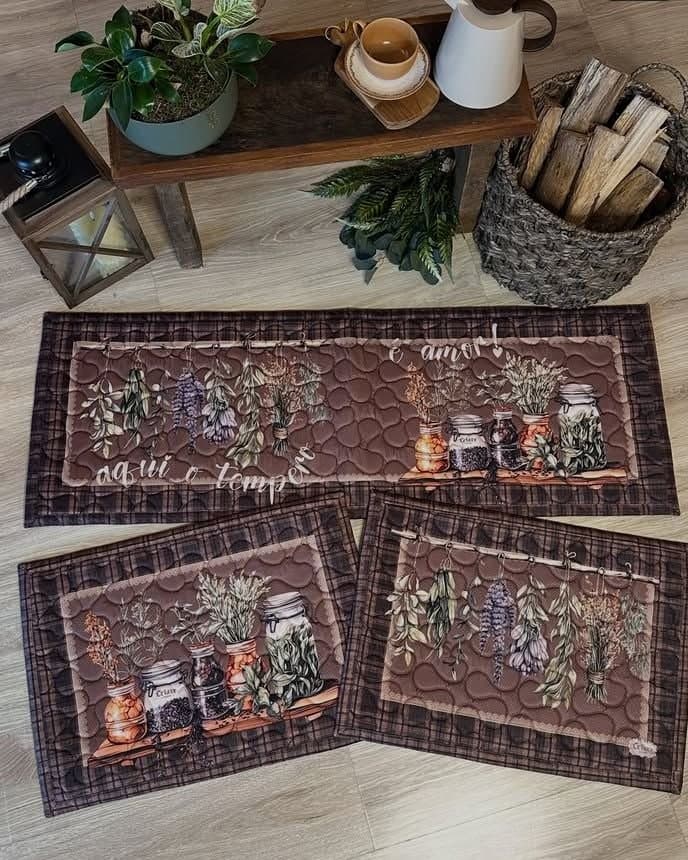 Jogo de tapetes Temperos