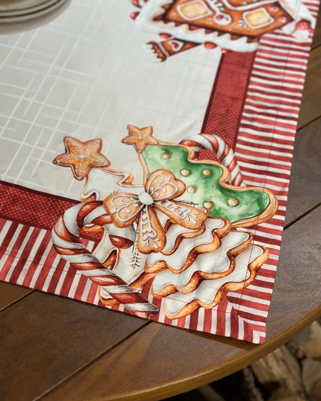 Toalha de mesa Casinha de gengibre